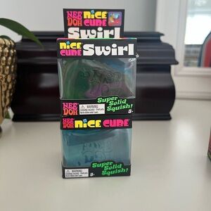 Needoh Nice Cube and Nice cube Swirl NEW